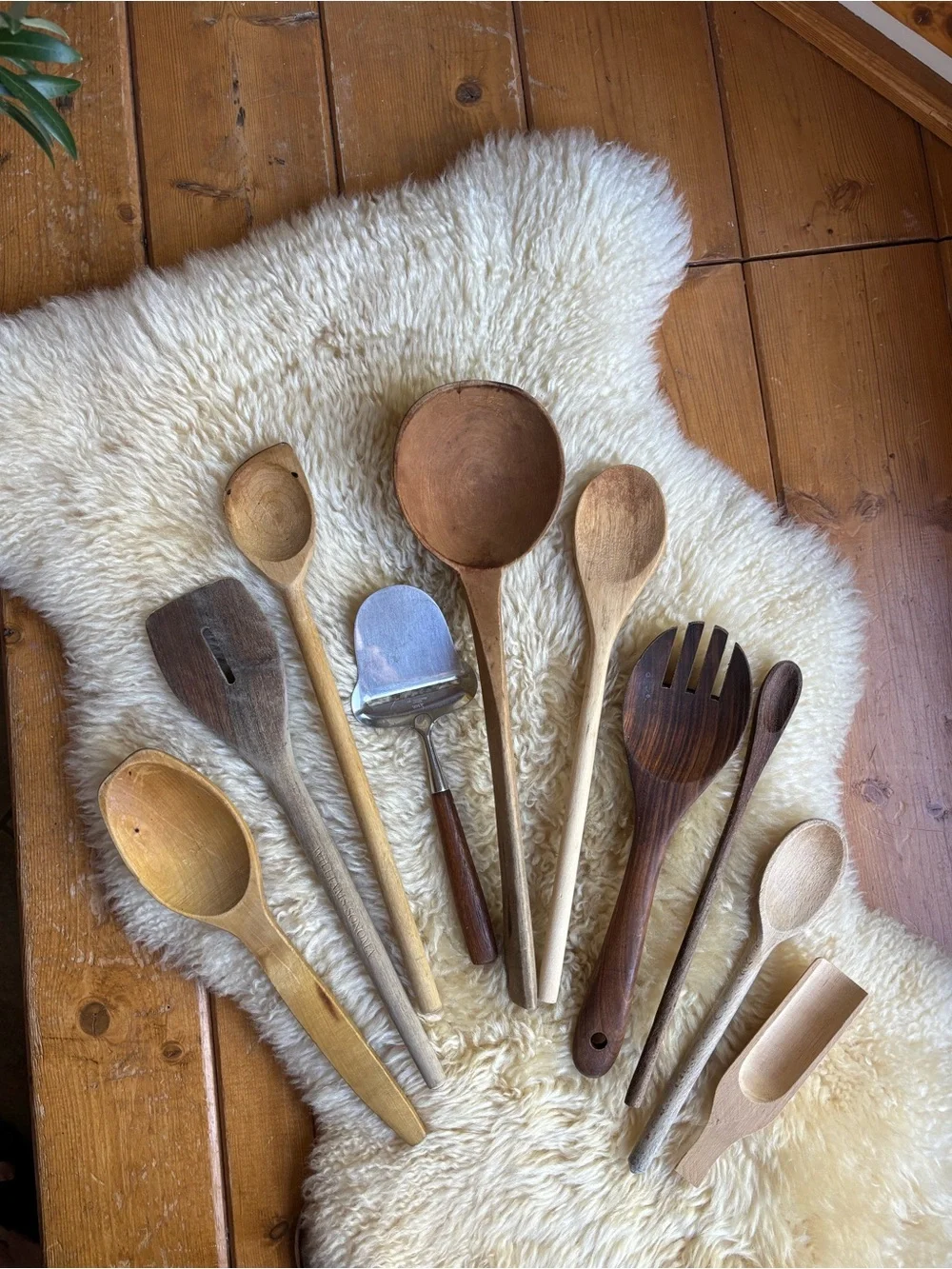 Vintage Rustic Wooden Utensils